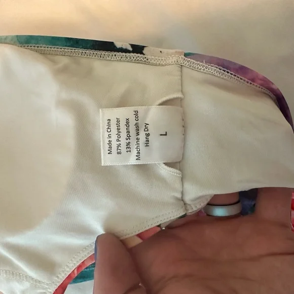 Floral Multicolor born primitive bikini top - Picture 3 of 3